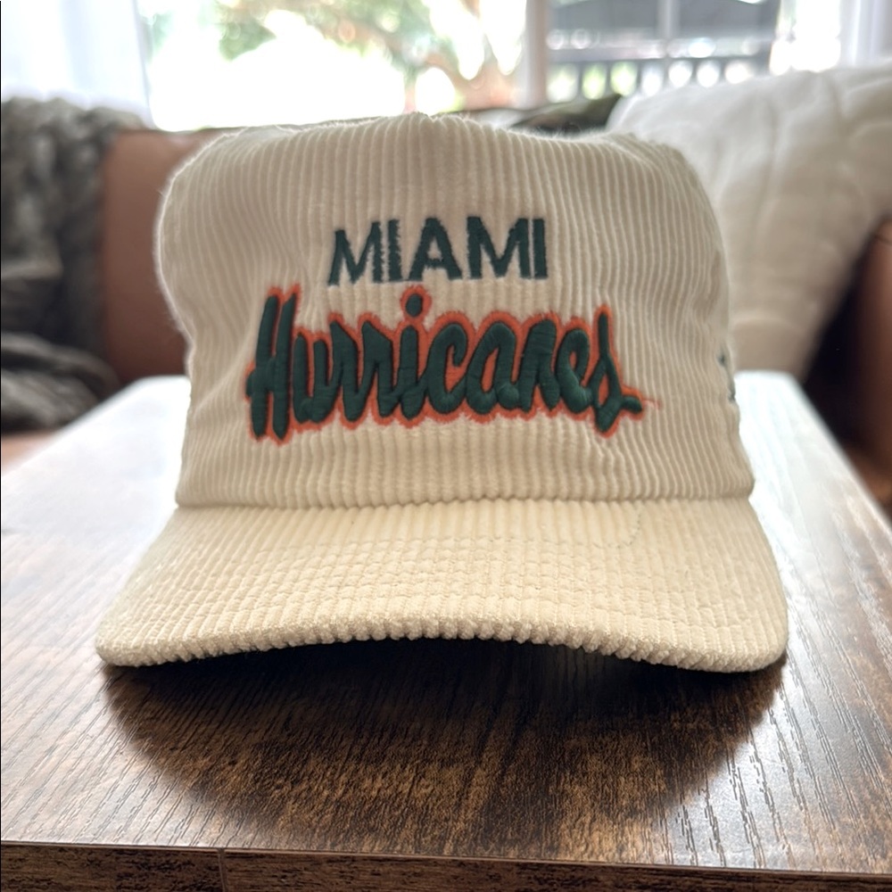 Miami Hurricanes Lafavre Corduroy Cap !SOLD OUT!